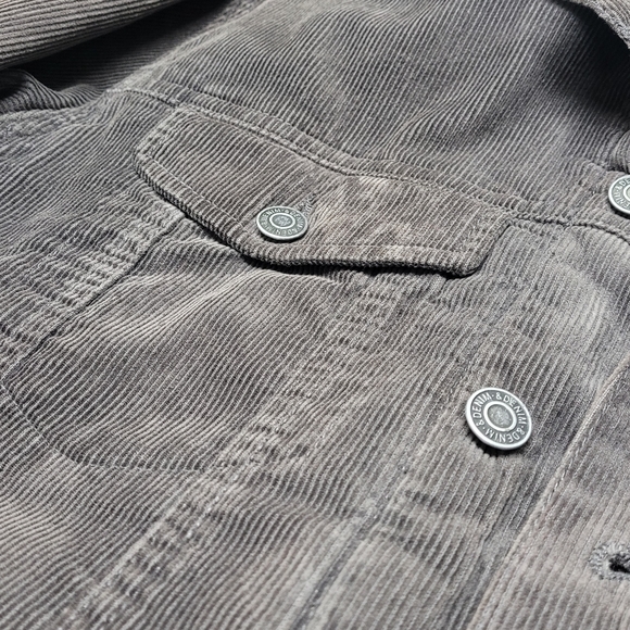 H&M Corduroy & Faux Sherpa Trucker Jacket Medium - Picture 6 of 15